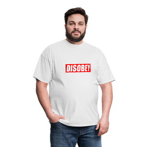 DISOBEY Box logo - white