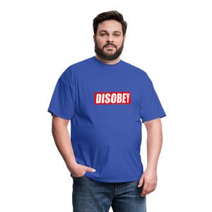 DISOBEY Box logo - royal blue