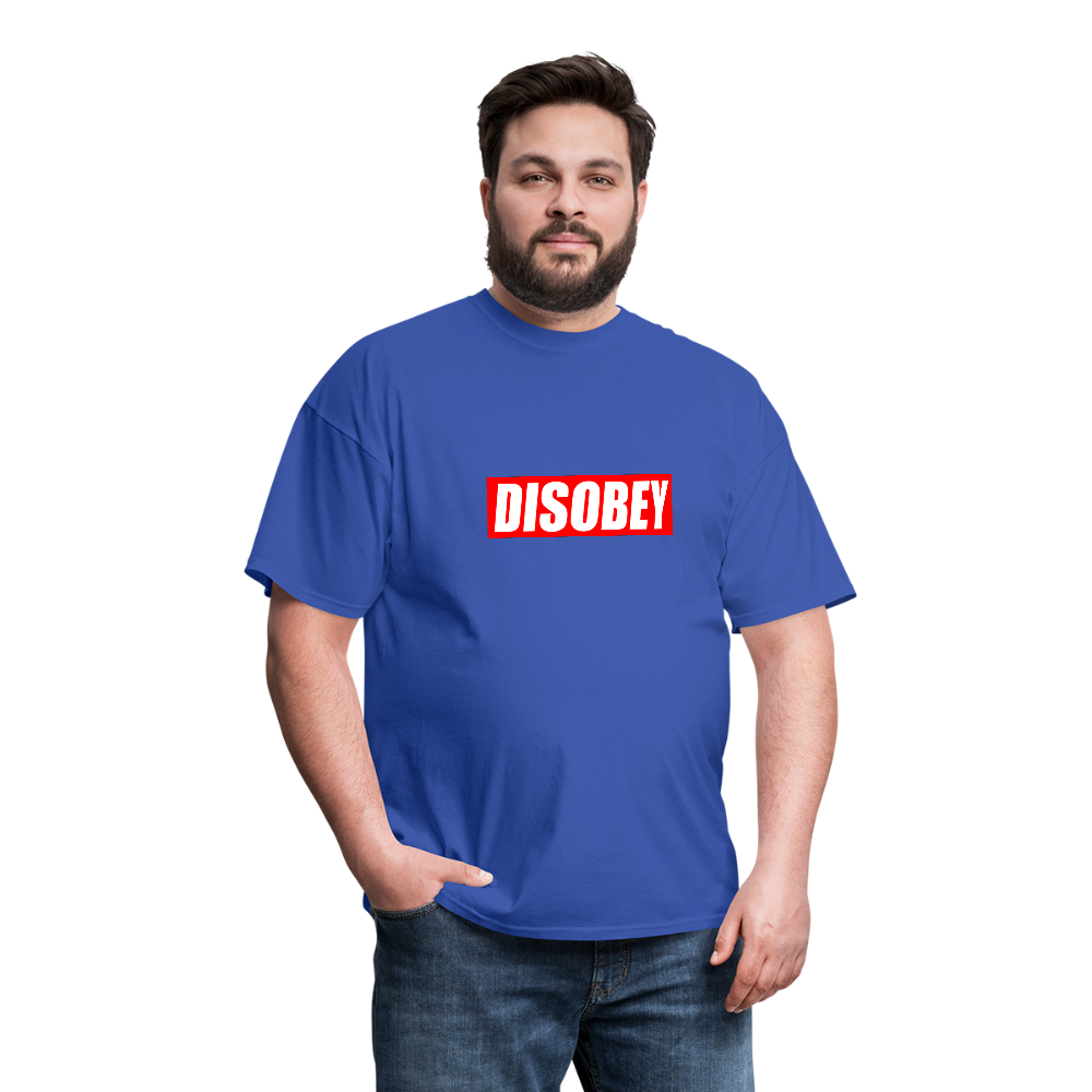 DISOBEY Box logo - royal blue