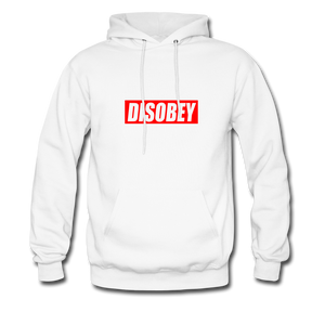 DISOBEY Box logo - white